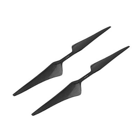 Quality 1 Pair 1775 Carbon Fiber Propellers (CW + CCW) with Three Mini Holes
