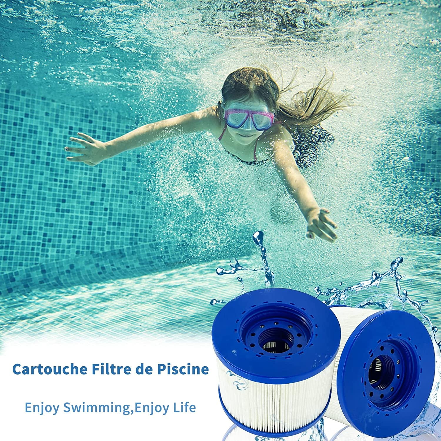 Éponge En Mousse Pour Filtre Intex De Type B, Solution De