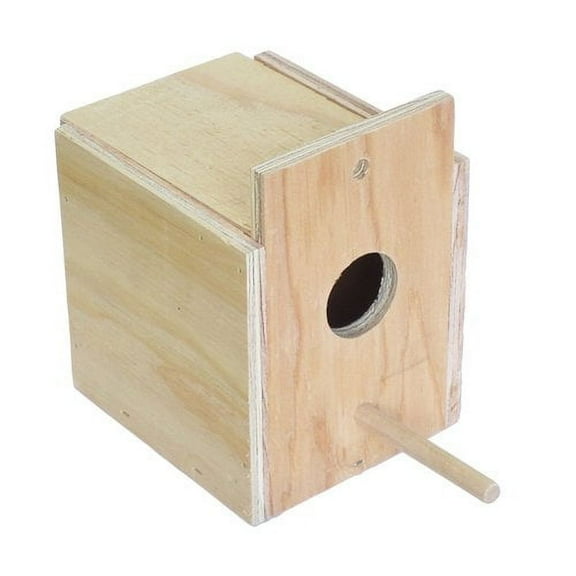 YML WNB4 Wooden Nest Box for Outside Mount with Dowel