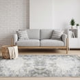 thumbnail image 2 of ICEANT 2'x6' Non-Slip Machine Washable Runner Rug with Abstract Textured Design, Mist Haze, 2 of 7
