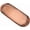 Red Copper, variant on ABCISI Oval Metal Trays, Stainless Steel Serving Plate Tray for Tea Fruit Snacks, Decorative Tray for Candle,Cosmetics,Jewelry,Perfume & Key, Storage Tray for Bathroom Vanity Office Desk(1,Black)
