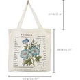 thumbnail image 2 of Bolsa de yute estampada vintage, bolsa de yute, bolsa de compras, lona, 2 of 6