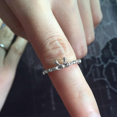 thumbnail image 3 of Bague en Strass pour Femmes et Filles avec Nœud Papillon Micro Pavé pour Fête et Rendez-Vous, 3 of 4
