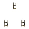 thumbnail image 3 of Qarigey Pendientes de diseño Simple para mujer, pendientes de Clip de moda para banquete de chicas, clip de Metal sin perforación, joyería Type1 NO1, 3 of 6