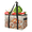 Multicolor 2, variant on Golden Ginkgo Reusable Grocery Bags, Foldable Reusable Shopping Bags, Dark Blue Leaves Collapsible Tote Bag with Reinforced Handles for Kitchen, Picnic