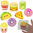 thumbnail image 1 of 24 Pack Fast Food Squishy Toys for Kids Bulk - Slow Rising (Individually Wrapped) Small Foam Squishies 1.5-2.25" - Sensory Fidget Toys Prizes for Classroom Birthday Party Favors by 4E's Novelty, 1 of 7
