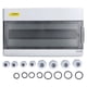 thumbnail image 2 of Caja de conexiones electrónicas Caja de distribución de fuente de alimentación conmutada a prueba de agua Disyuntor de riel DIN de 18 vías con cubierta transparente ANGGREK Otros, 2 of 8