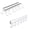 White, variant on Cup Holder Under Cupboard,Kitchen Under Cabinet Utensils Hanging Hooks Rack, Drilling Free Cabinet Door Hanging Hook Rack,6 Hooks Kitchen Storage Utensil Organizer Hook Rack(2 Pack Black)