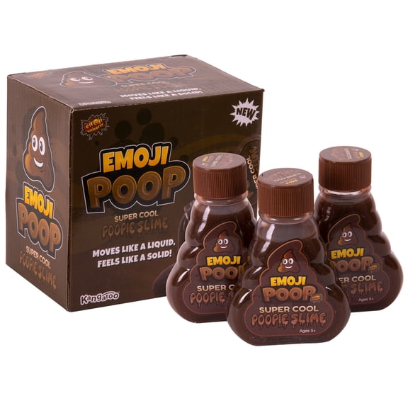 Emoji Poop Slime - 3 Pack