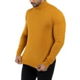 thumbnail image 5 of X RAY JEANS Mens Turtleneck Sweater Pullover, Mustard, S, 5 of 10