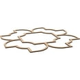 thumbnail image 6 of 41"W x 41"H x 3/8"T Extra Large Anderson Decorative Fretwork Wood Ceiling Panels, Red Oak, 6 of 10