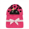 thumbnail image 5 of Hudson Baby Infant Girl Cotton Animal Face Hooded Towel, Ladybug, One Size, 5 of 5