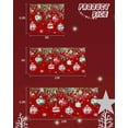 thumbnail image 6 of Garage Door Banner Cover 7 x 8 ft, Christmas Poinsettia Christmas Balls Snowflake Red Style Christmas Garage Door Decorations Holiday Christmas Backdrop Decor for Winter New Year Xmas Party, 6 of 6