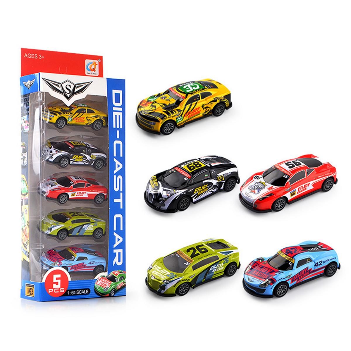 Famure Pull Back Racing Cars Die cast Race Car Vehicles Mini Car