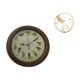thumbnail image 5 of Juego de relojes de pared decorativos con bola de cristal, estatua, adorno de escritorio, diseño artístico, materiales elegantes, alarma con canto de, 5 of 7