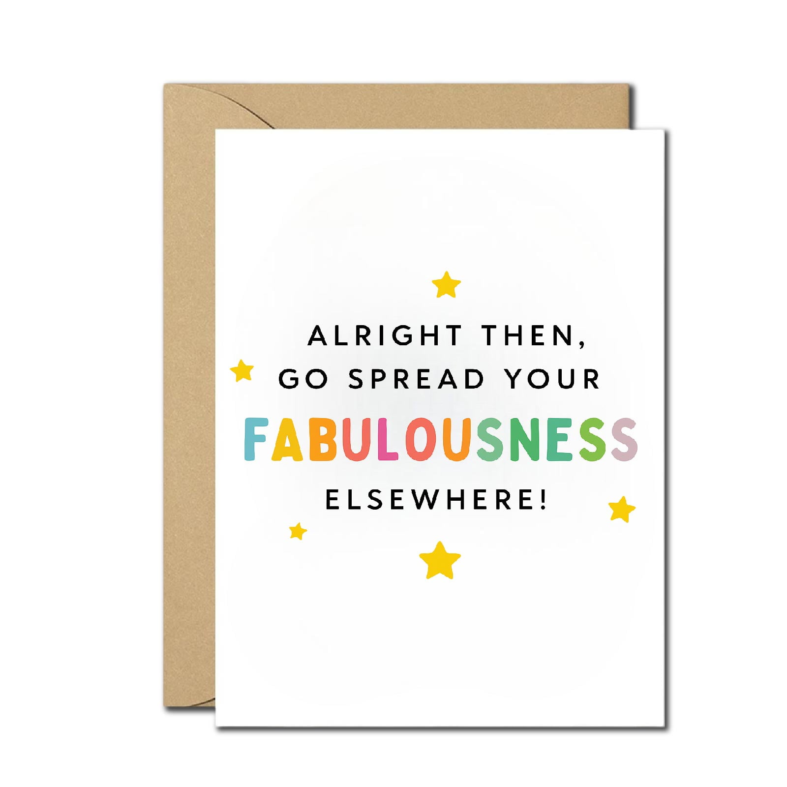 EruditeGifts Carte Cadeau Humoristique Pour Collègue « Good Luck Trying To Find Better Coworkers Than Us