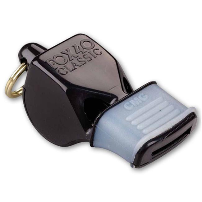 Black Fox 40 Classic Official Sports Referee Fingergrip Pealess Whistle 