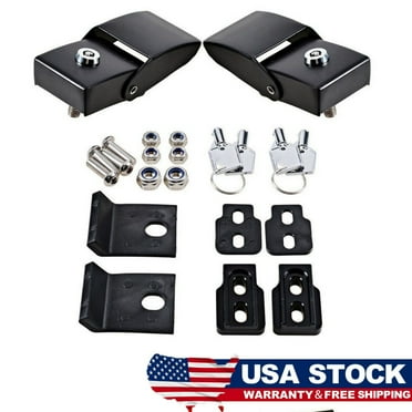 for Jeep Wrangler JK JKU 2007-18 One Pair Locking Hood Catch Hood Lock Latches