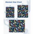 thumbnail image 4 of Dinosaur Blanket Soft Throw Toddler Fleece Blanket 40x50 Inches - Flannel Blanket for Boys and Girls,Cute Cartoon Design,Ideal for Crib, Bed, Travel, for Christmas,Birthday,Easter, 4 of 5