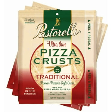 Ultra-Thin 7" Traditional Pizza Crusts, Pack of 3