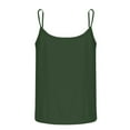 thumbnail image 4 of Women Summer Cotton Linen Tank Tops Casual V Neck Strappy Loose Beach Vacation Sleeveless Shirts Blouses, 4 of 5