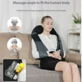 thumbnail image 3 of 2025 NEW Neck & Shoulder Massager with Heat - Kneading Massage Pillow for Home & Car Use, Cervical Back Pain Relief Massager, 3 of 4