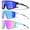3PCS-S02, variant on 3PACK Kids Sunglasses for 6-14 Boys Girls Youth Baseball and Cycling UV400 Protection Goggles