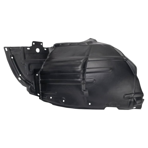 TRQ Front Left Forward Inner Fender Liner Black Drivers Side Fits Select 2003-2005 INFINITI G35 IN1248102