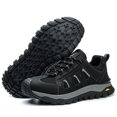 thumbnail image 4 of Zapatos de punta de acero zapatos de seguridad livianos sin deslizamiento de zapatillas resistentes resistentes a las zapatillas de deporte de seguridad para deportes al aire libre, 4 of 9