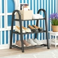 thumbnail image 4 of HongMinWen 3 Tier Room Shoe Shelf, Entrance Small Shoe Rack,Shoe Organizer Entryway Narrow Closet, Stackable Outdoor Weatherproof Shoe Holder, 4 of 6