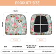 thumbnail image 3 of Jack Russell Terrier Dog and Flower Seat Covers for Dining Room Chairs Set Of 4,Stretch Printed Washable Chair Seat Cover with Elastic Ties and Button,Removable Waterproof Couch Cushion Covers, 3 of 6