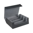 thumbnail image 4 of Deck Card Case Hold 1800+ Card Protection Holder Sturdy for Card Collectors Gift Black Lined In Gray, 4 of 8