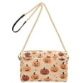 thumbnail image 2 of FORMRS Women Crossbody Purse with Chain Strap Vegan Leather Shoulder Handbag, Colorful Halloween Pumpkin Pattern, 2 of 7