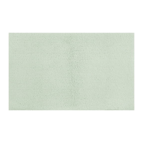 Mineral Spring Nova Tufted Polyester Bath Rug, Silver Green, 20" x 32"