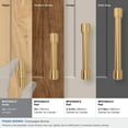 thumbnail image 4 of Amerock Faircrest 2 inch (51mm) Length Champagne Bronze Cabinet Knob, 4 of 7