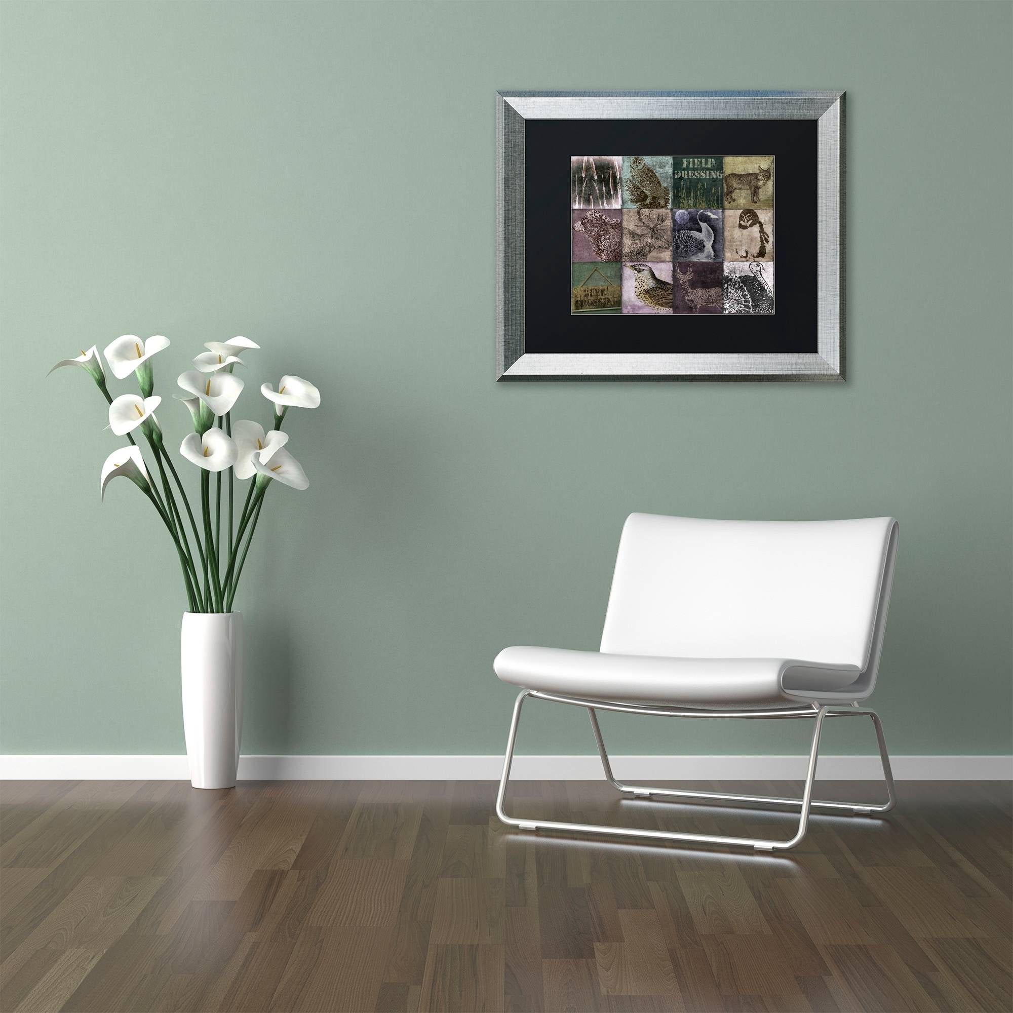 Trademark Fine Art "Hunting Season VI" Canvas Art by Color Bakery Black Matte, Silver Frame