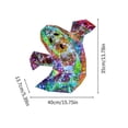 thumbnail image 2 of Prism Rainbow Ghost Halloween Ghost Decoration Prism Iridescent Ghost Lamp Halloween Luminous Ghost Decoration, 2 of 5