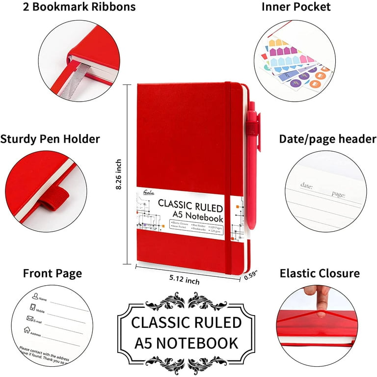 Star Right Bullet Notebook Journal Set - Dotted Grid Journal, 10 Pens, 12  Stencils and 3 Bookmarks 