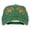 Kelly Green, variant on Big Yellow Eyes Embroidered Unstructured Cotton Cap - Black OSFM