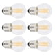thumbnail image 3 of Bombilla De Filamento, 6 Piezas De Luz De Luz Cálida Bulbo LED G45 E27 Para Dormitorio Para Interiores Para El Hogar Para La Oficina, 3 of 7