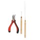 thumbnail image 3 of Kit De Herramientas Para Extensiones De Cabello, Alicates De Silicona Para Extensiones De Cabello, Gancho De Ganchillo, Aguja De Tracción, Anillos De Enlace De Silicona, Cuentas Para Estilizar El Cabe, 3 of 5
