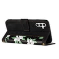 thumbnail image 3 of Compatible with Samsung Galaxy A34 5G Vintage Flower Wallet Case Magnetic Closure Cover with Card Slots, 3 of 5