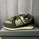 thumbnail image 1 of New Balance 574 Black Green Kids Shoes Size 4 New In Box U574KBG, 1 of 6