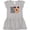 AC-Heather Grey, variant on Inktastic Doggone Cute Happy Puppy Girls Toddler Dress
