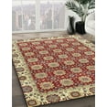thumbnail image 3 of Ahgly Tapis Rectangulaire Abstrait Rouge Lavable en Machine, 2 Pieds x 3 Pieds, 3 of 7