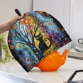 thumbnail image 3 of HELLHERO Cat Insulation Tea Cozy Polyester Canvas Keep Warm Lightweight Teapot Protective, 3 of 8
