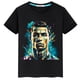thumbnail image 3 of 2024 HOT Ronaldo Football Star Ropa estampada para niños Verano de manga corta Niños Niñas Camiseta de algodón negra Ropa deportiva Tops, 3 of 5