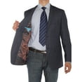 thumbnail image 4 of Mens Blue Modern Fit Blazer Luciano Natazzi 2 Button Suit, 4 of 5