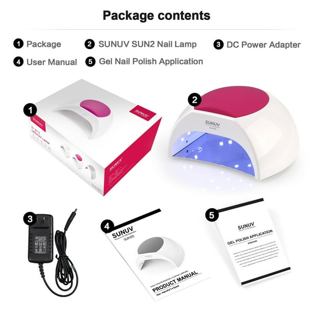 Sun 2c uv 2024 led nail lamp