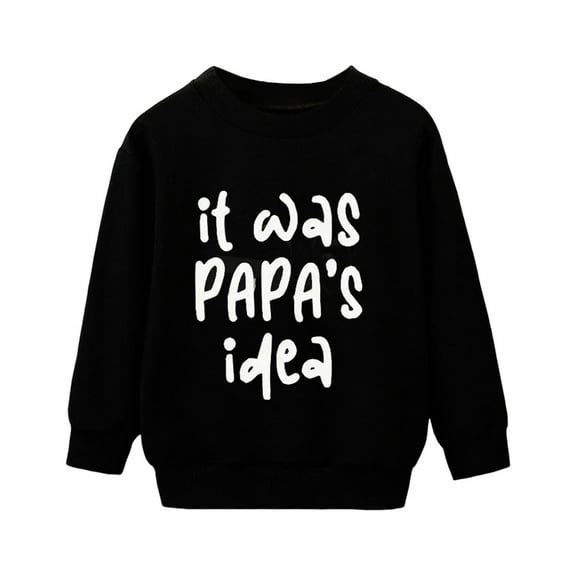 Vedolay Boys Hoodies Casual Girls Hoodies Sweatshirt Casual Loose Pullover with Pockets Black,110